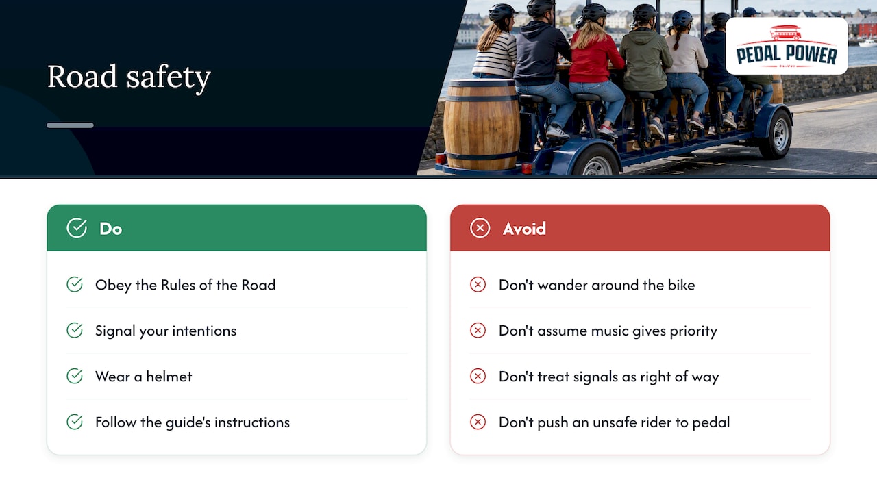 Rules, permissions and road safety — overview diagram