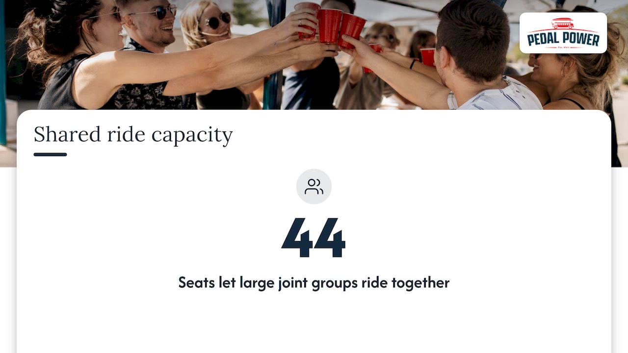 Why a party bike tour suits both — overview diagram